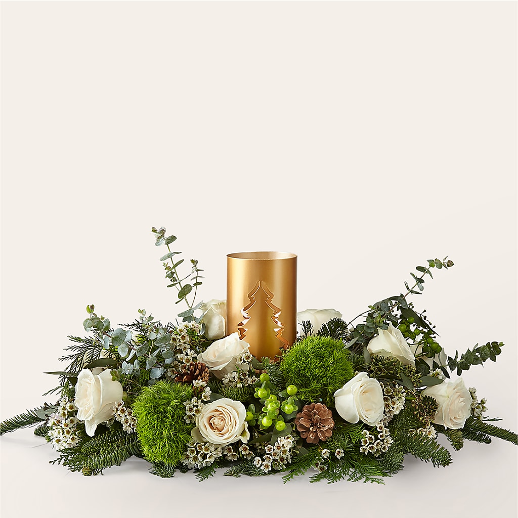 Chestnuts Roasting Centerpiece – Militaryflorist.com, Tontitown AR
