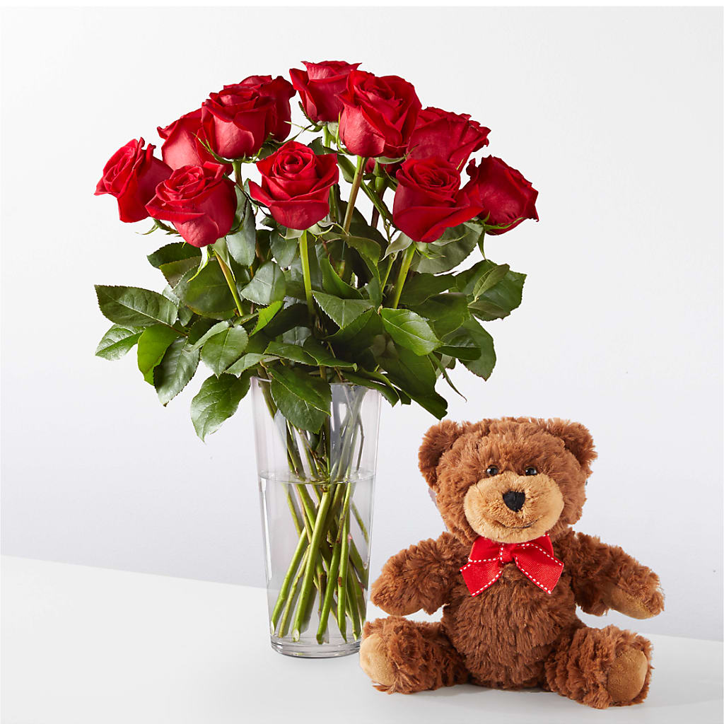Romantic Long Stem Red Rose Bouquet Bundles – Militaryflorist.com, Tontitown AR