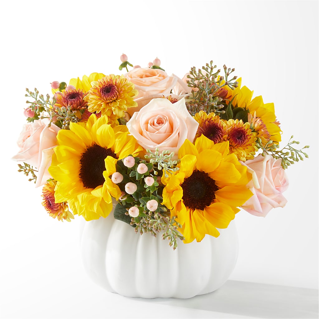 Pumpkin to Talk About Bouquet – Militaryflorist.com, Tontitown AR