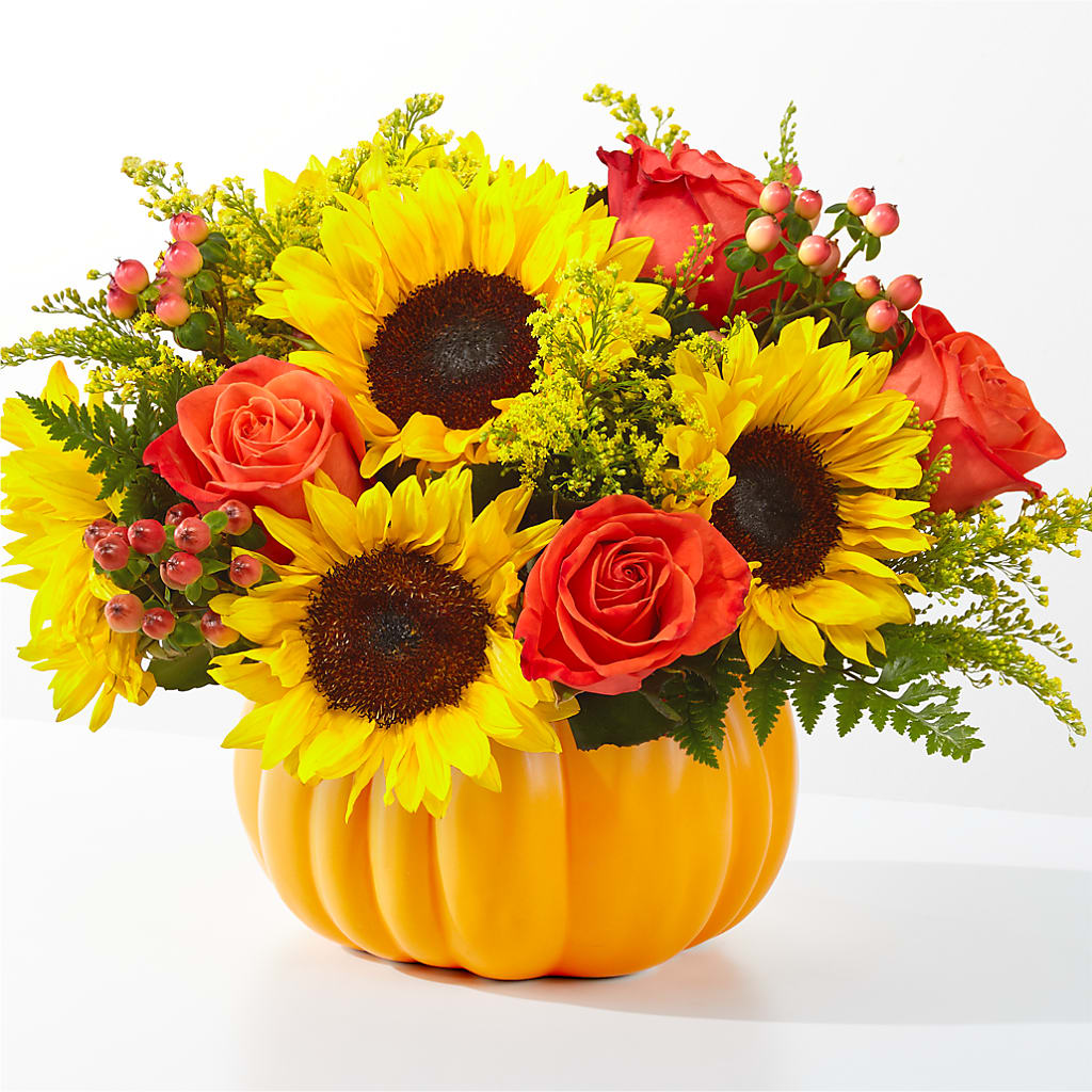 Pick of the Patch Pumpkin Bouquet – Militaryflorist.com, Tontitown AR