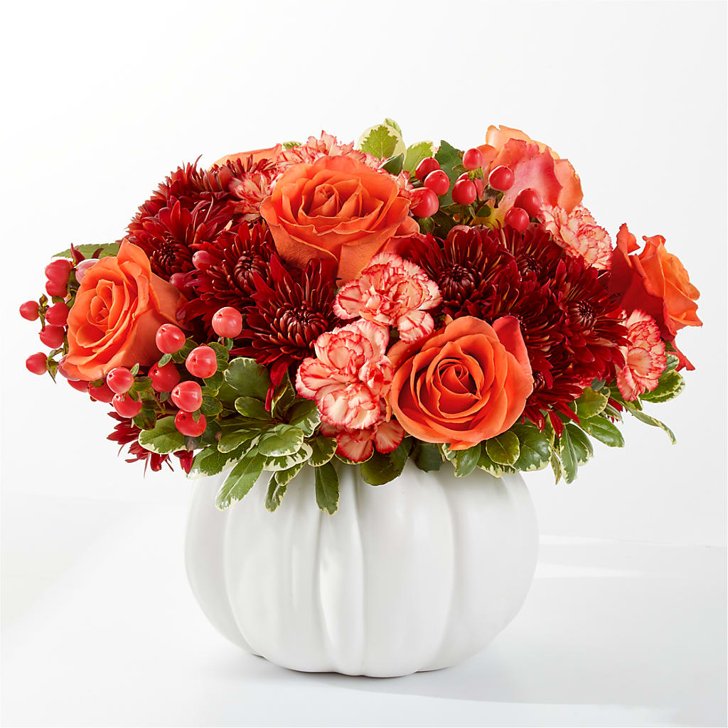 Autumn Air Pumpkin Bouquet – Militaryflorist.com, Tontitown AR