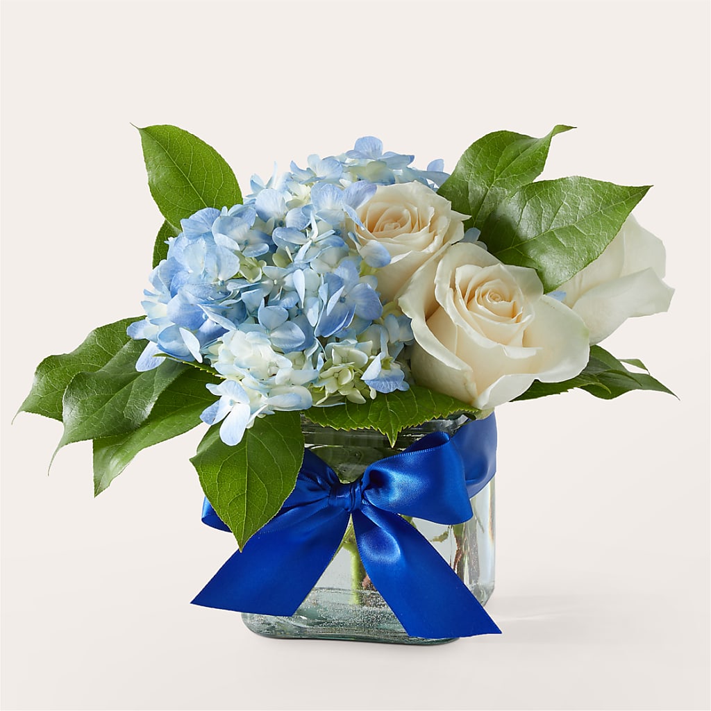 Sky Blue Delight Bouquet – Militaryflorist.com, Tontitown AR
