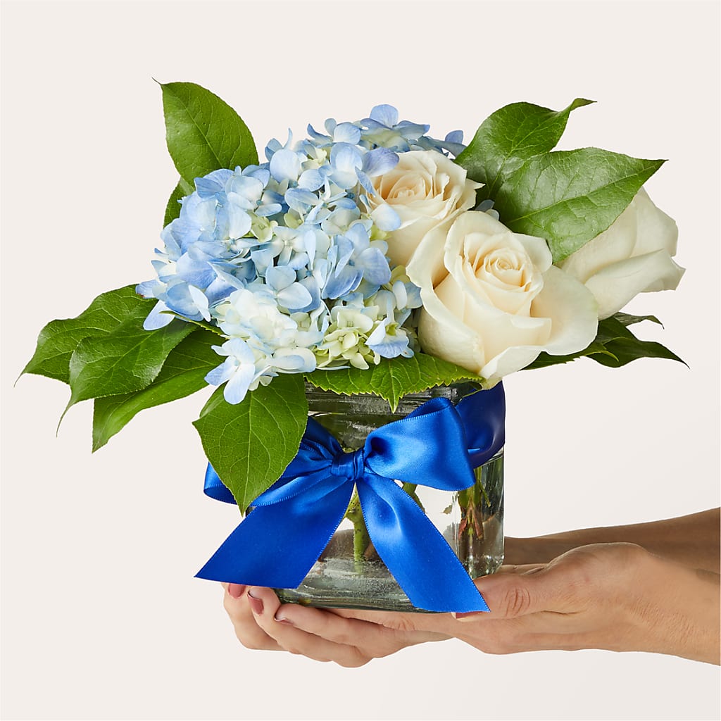 Sky Blue Delight Bouquet – Militaryflorist.com, Tontitown AR