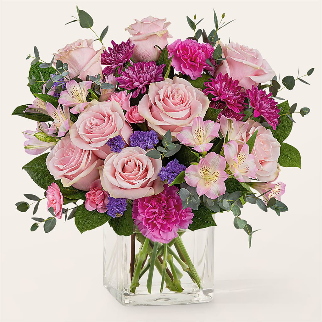 Rosy Radiance Bouquet – Militaryflorist.com, Tontitown AR