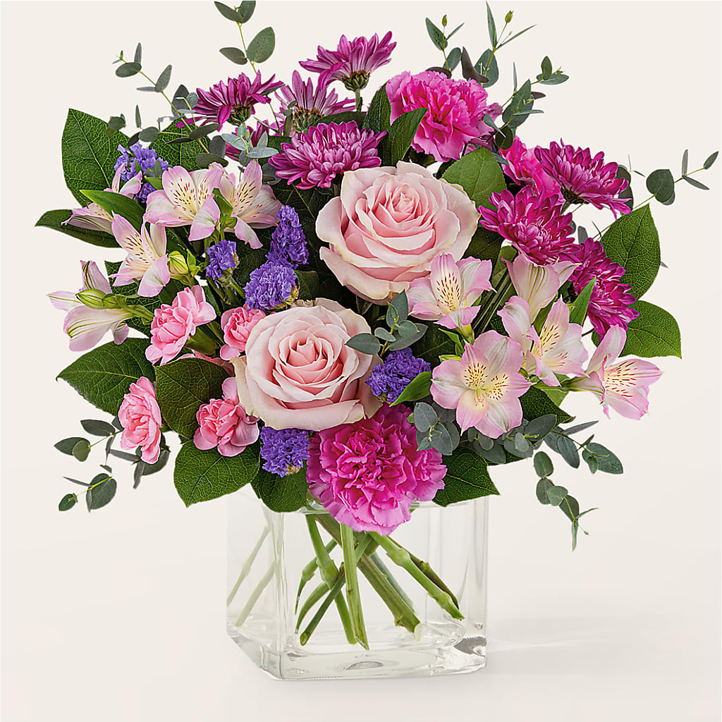 Rosy Radiance Bouquet – Militaryflorist.com, Tontitown AR