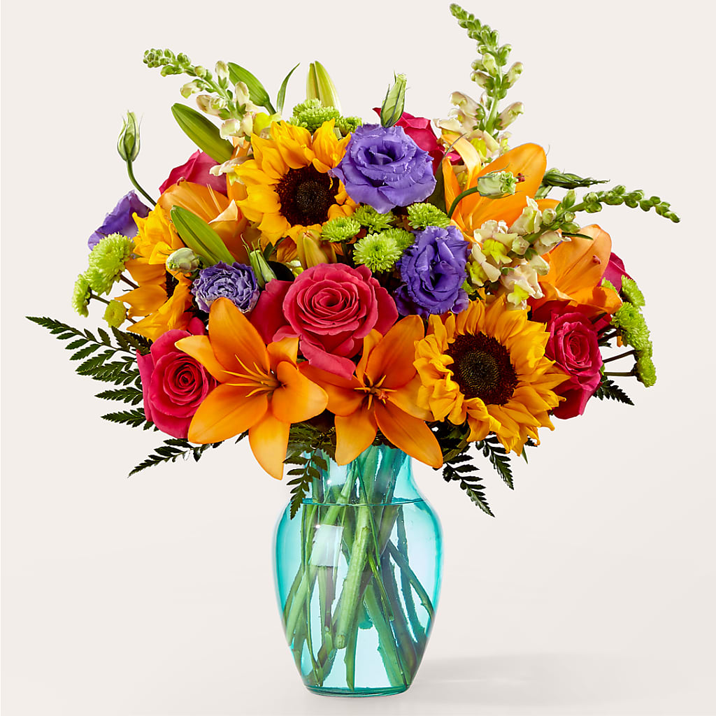 Double Rainbow Bouquet – Militaryflorist.com, Tontitown AR