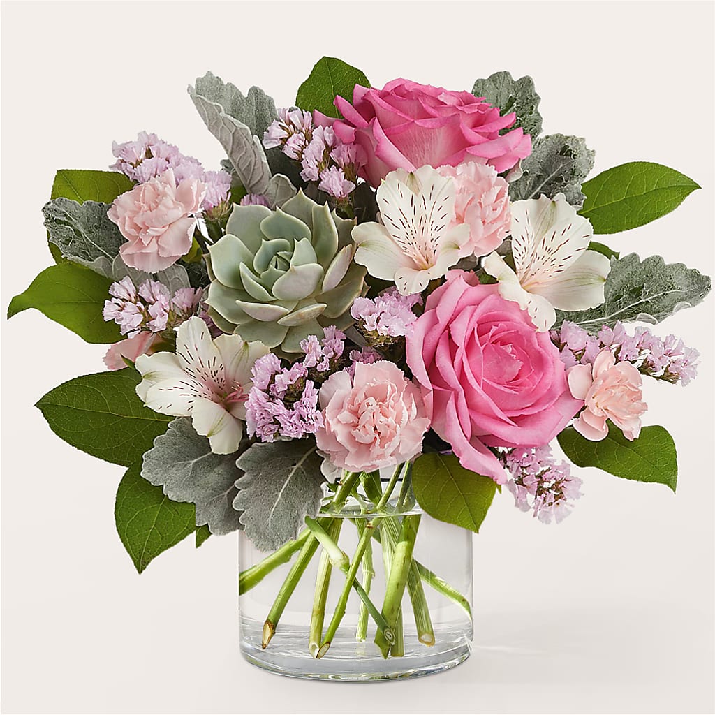 Dusty Rose Bouquet – Militaryflorist.com, Tontitown AR