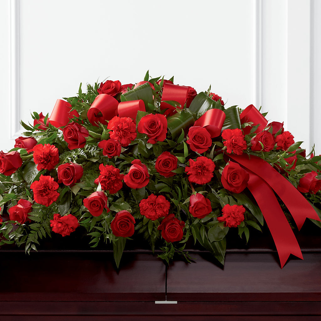 Tribute of Life Casket Spray – Militaryflorist.com, Tontitown AR
