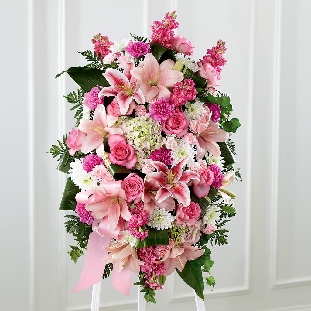 Comforting Standing Spray – Militaryflorist.com, Tontitown AR