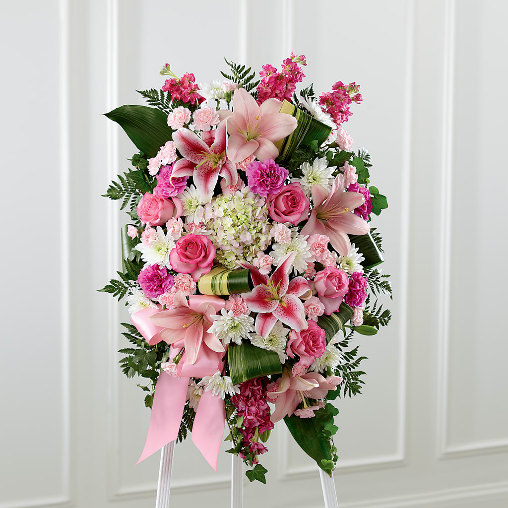 Comforting Standing Spray – Militaryflorist.com, Tontitown AR