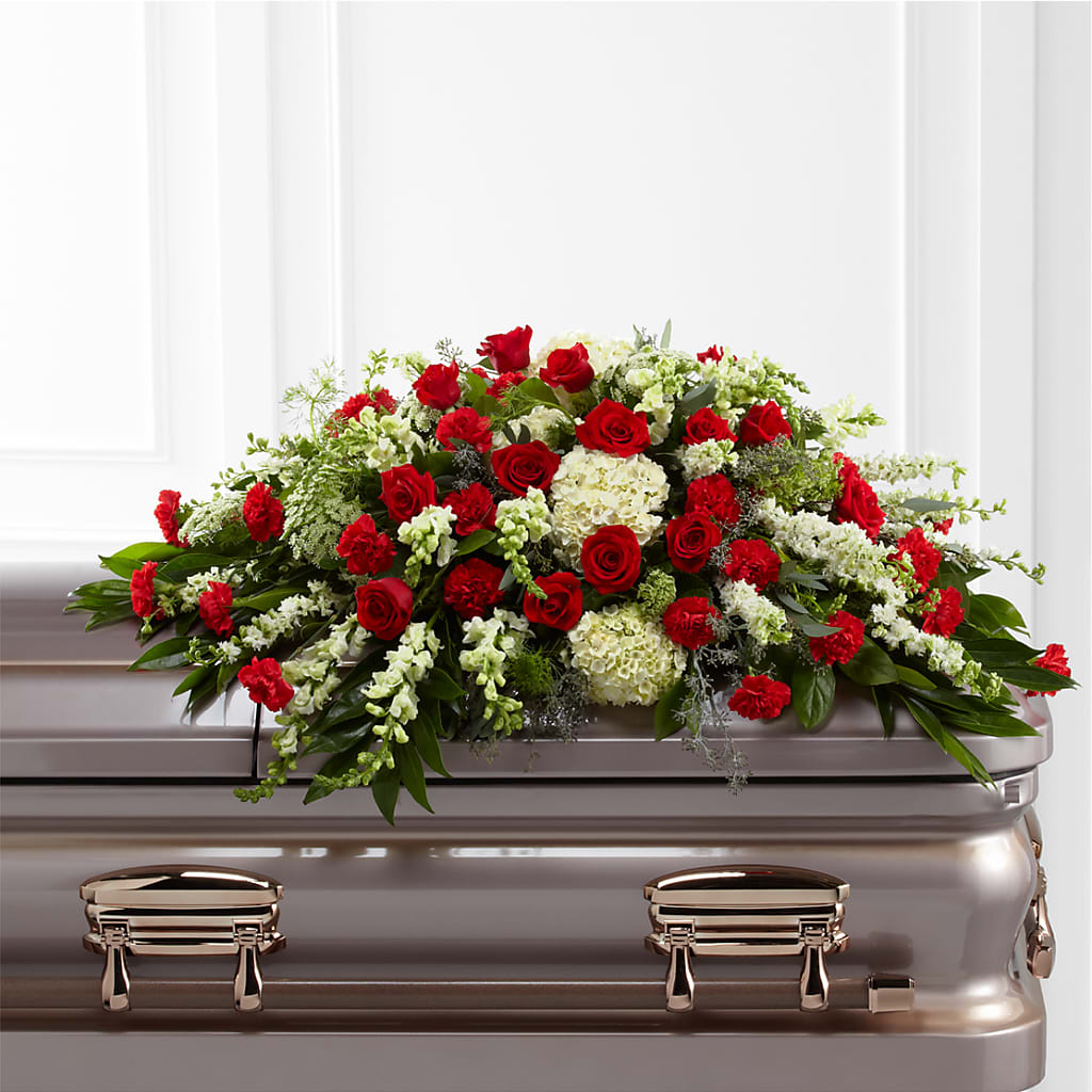 Sincerity Casket Spray – Militaryflorist.com, Tontitown AR