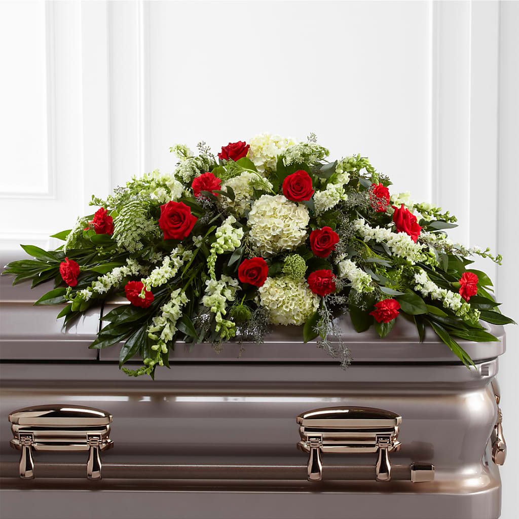 Sincerity Casket Spray – Militaryflorist.com, Tontitown AR