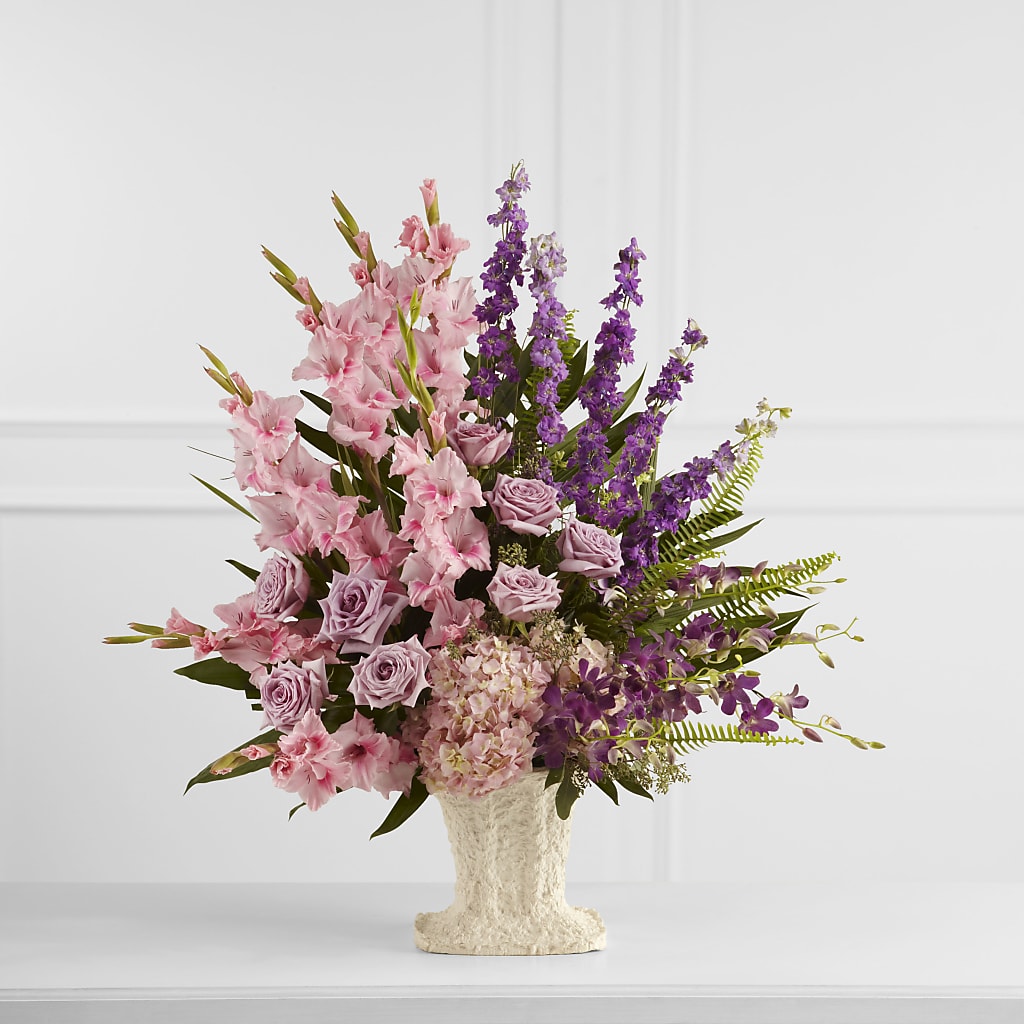 Flowing Garden Arrangement – Militaryflorist.com, Tontitown AR