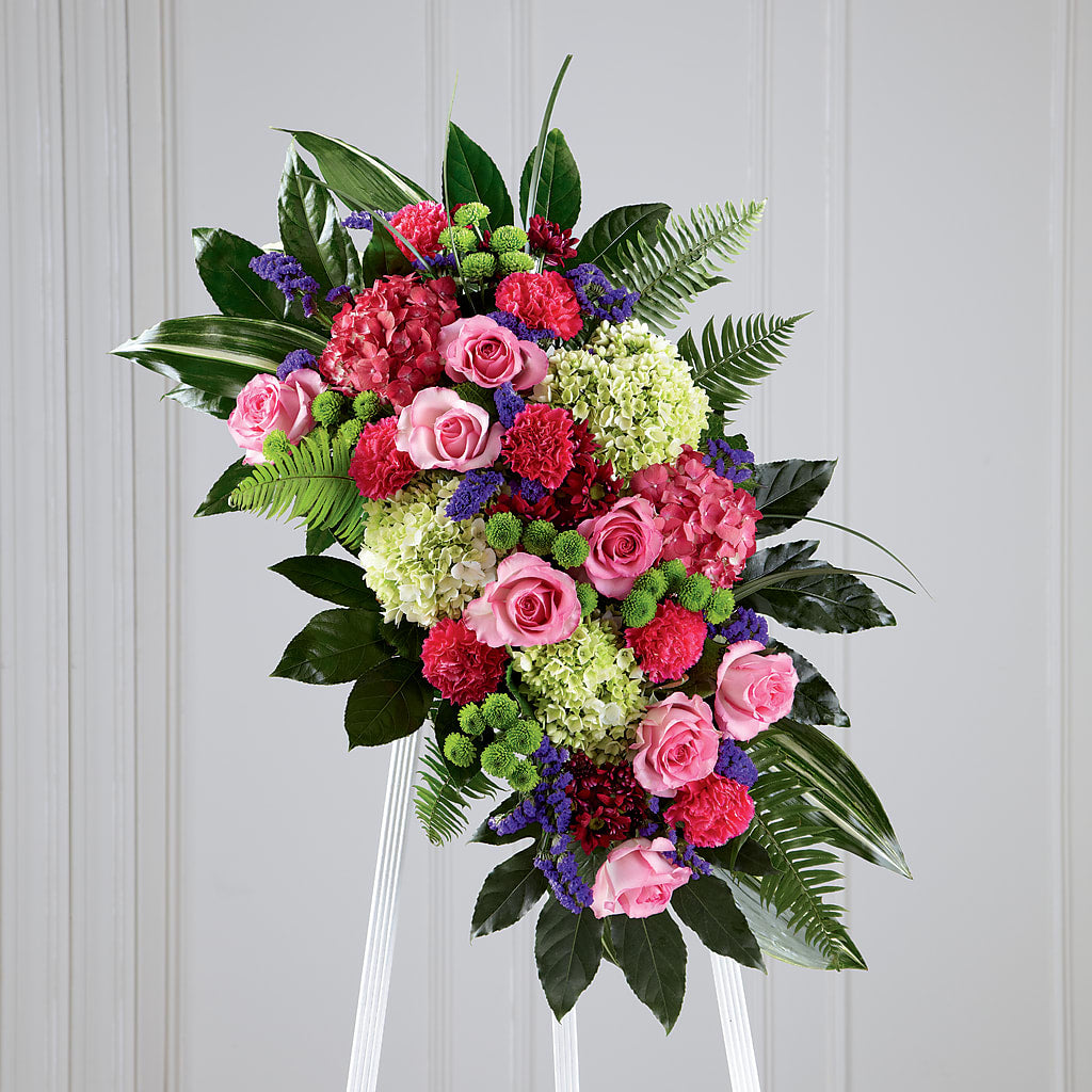 Refreshing Mix Standing Spray – Militaryflorist.com, Tontitown AR