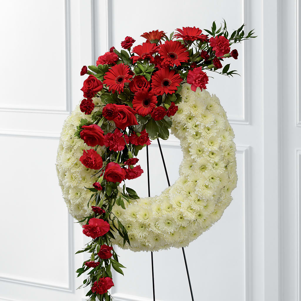 Graceful Tribute Wreath – Militaryflorist.com, Tontitown AR