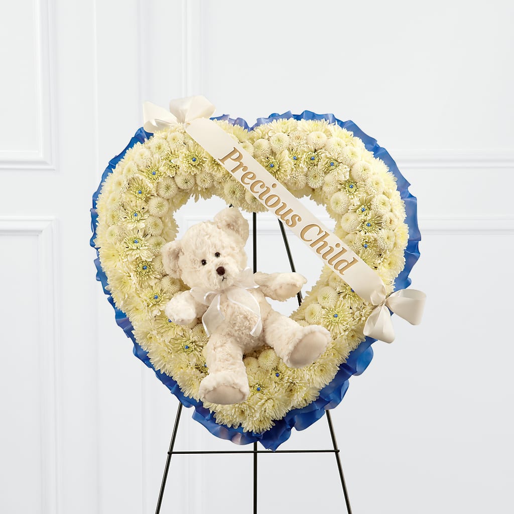 Precious Child Standing Heart – Militaryflorist.com, Tontitown AR