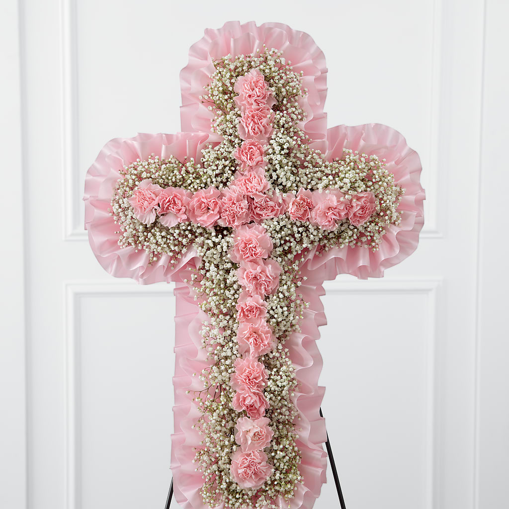 Angel's Cross Easel – Militaryflorist.com, Tontitown AR