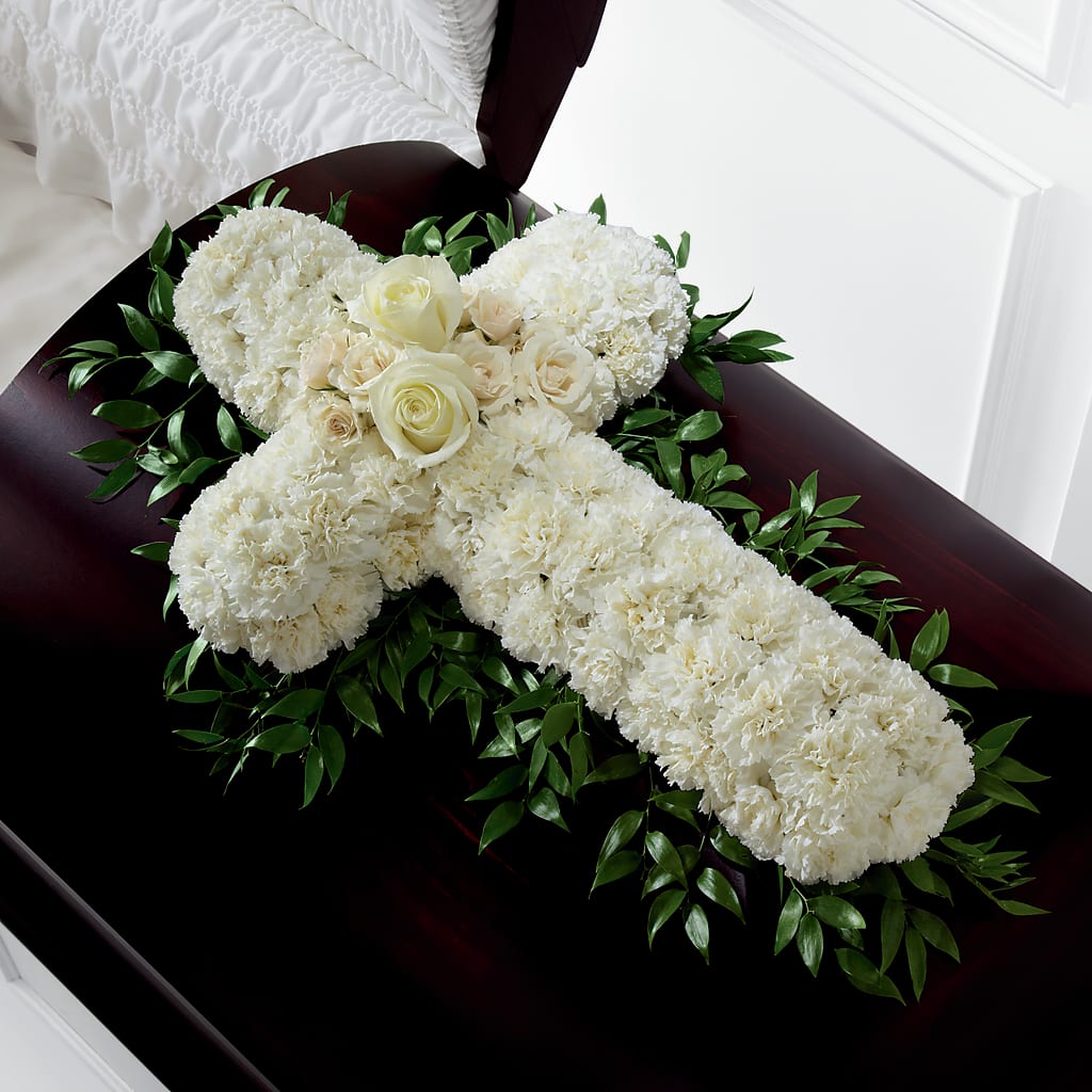 Peaceful Memories Casket Spray (Standard) – Militaryflorist.com, Tontitown AR
