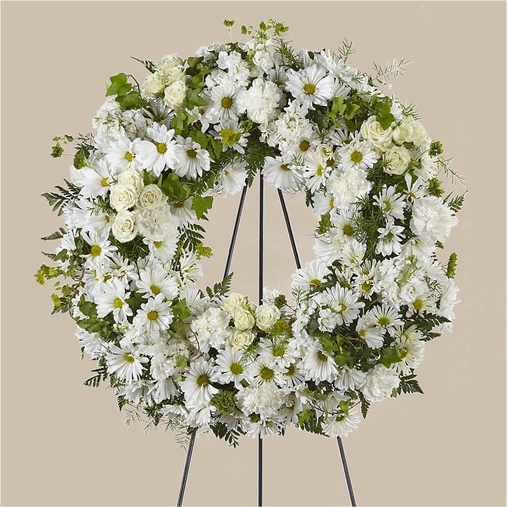 Faithful Wishes Wreath – Militaryflorist.com, Tontitown AR