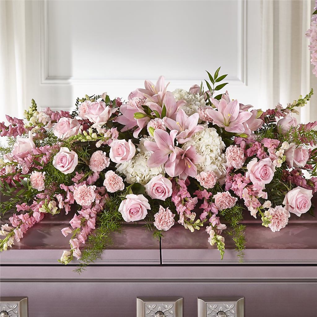 Life & Remembrance Casket Spray – Militaryflorist.com, Tontitown AR