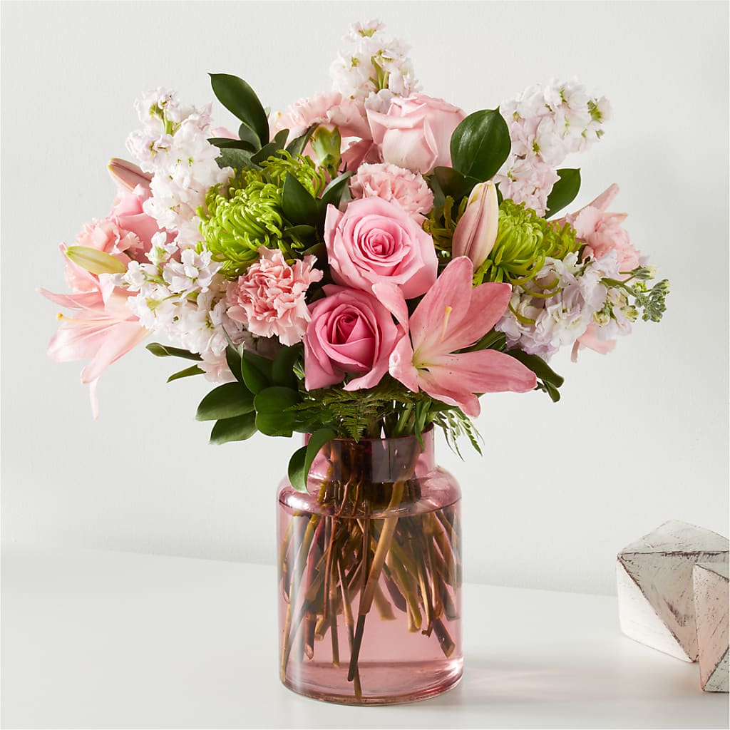 Pretty in Pink Bouquet – Militaryflorist.com, Tontitown AR