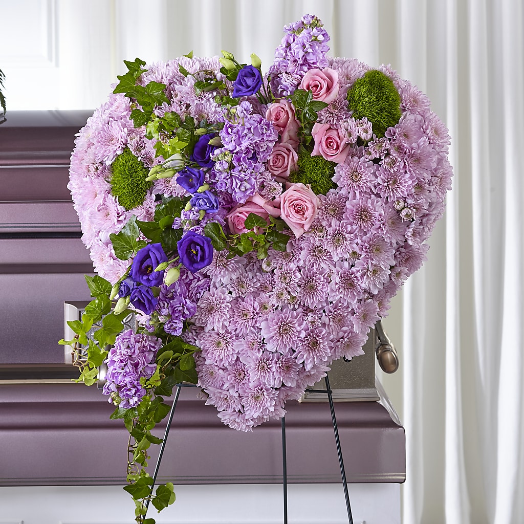 Treasured Love Standing Heart – Militaryflorist.com, Tontitown AR
