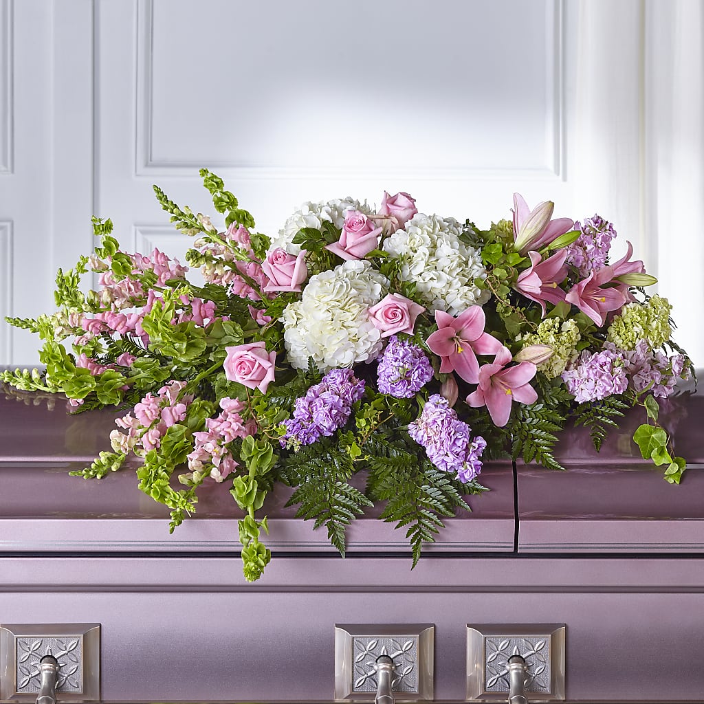 Life's Gratitude Casket Spray – Militaryflorist.com, Tontitown AR