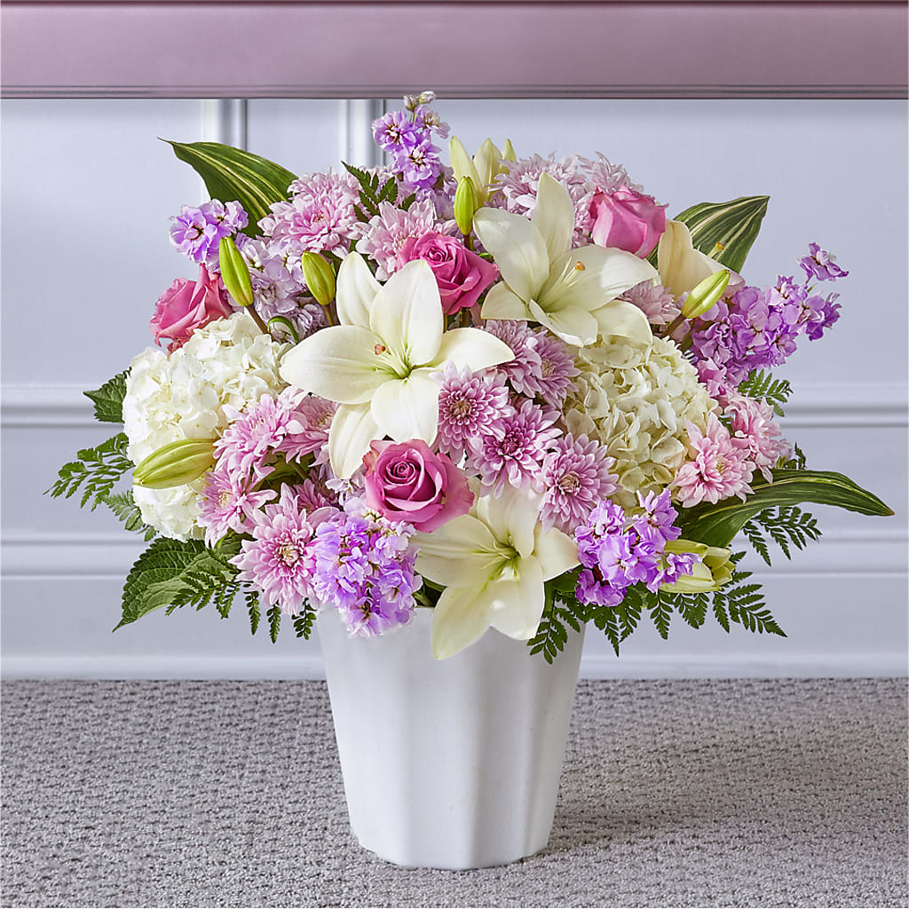 Heaven Sent Floor Basket – Militaryflorist.com, Tontitown AR
