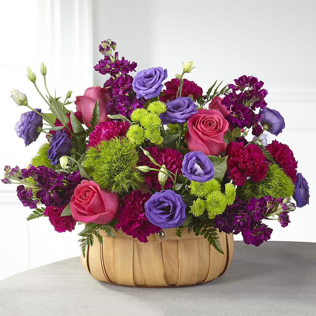 Serene Sanctuary Basket – Militaryflorist.com, Tontitown AR