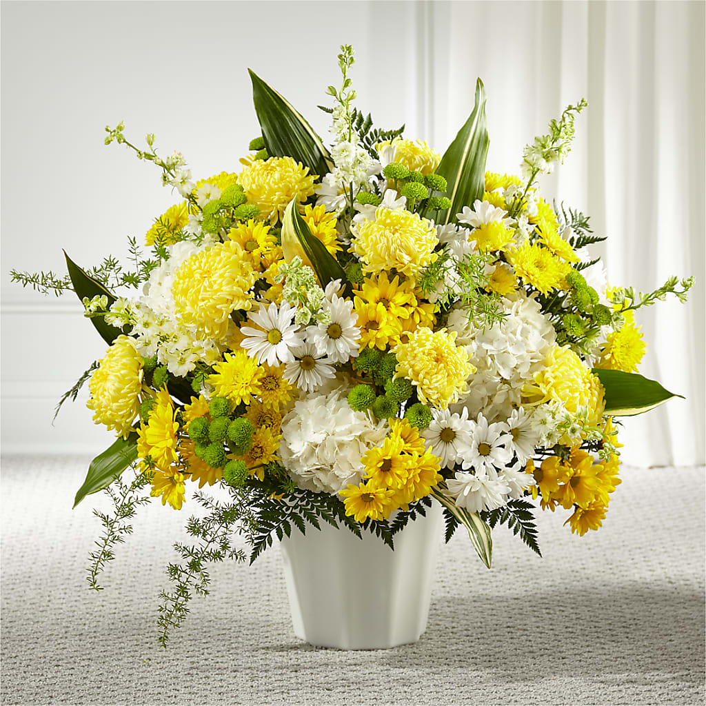 Unity & Grace Floor Basket – Militaryflorist.com, Tontitown AR