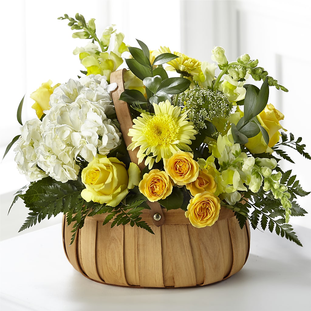 Rustic Remembrance Basket – Militaryflorist.com, Tontitown AR