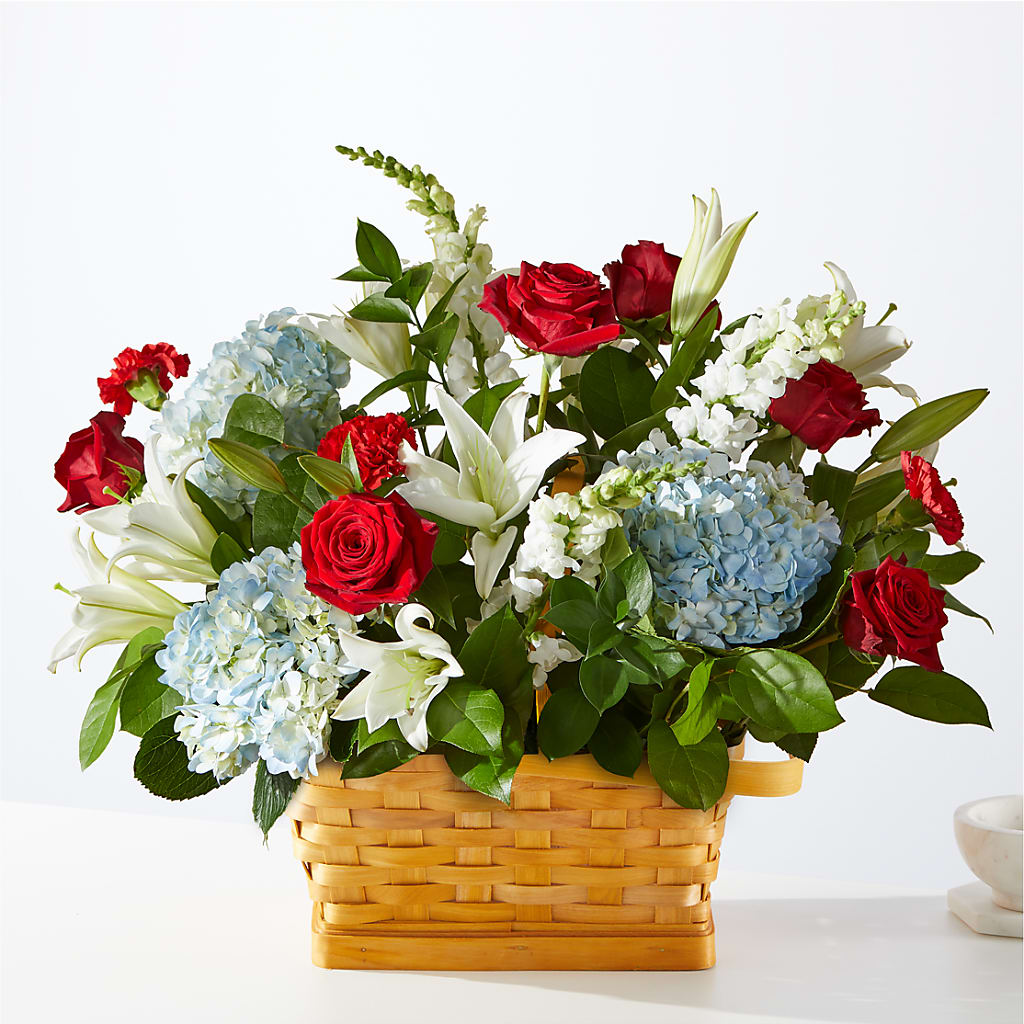Greater Glory Basket – Militaryflorist.com, Tontitown AR
