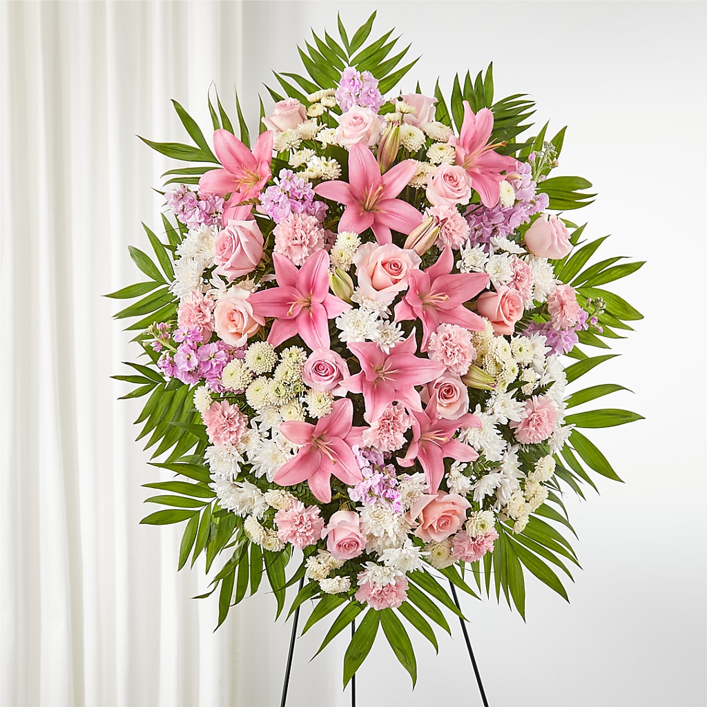 Offering Solace Standing Spray – Militaryflorist.com, Tontitown AR
