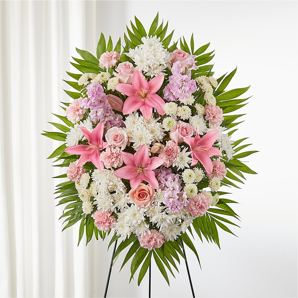 Offering Solace Standing Spray – Militaryflorist.com, Tontitown AR