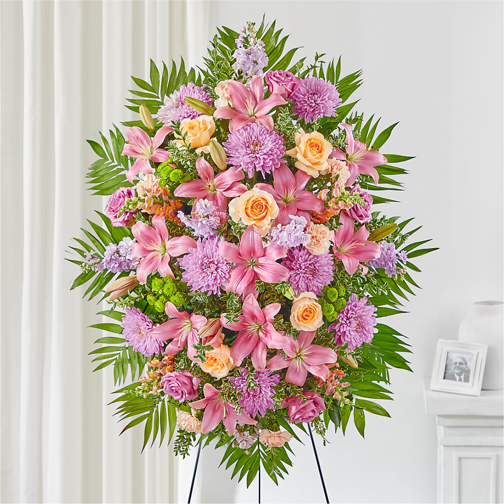 Love & Light Standing Spray – Militaryflorist.com, Tontitown AR