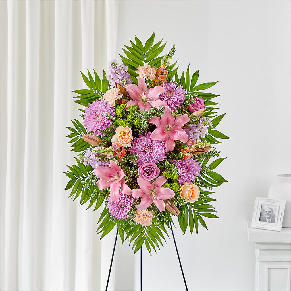 Love & Light Standing Spray – Militaryflorist.com, Tontitown AR