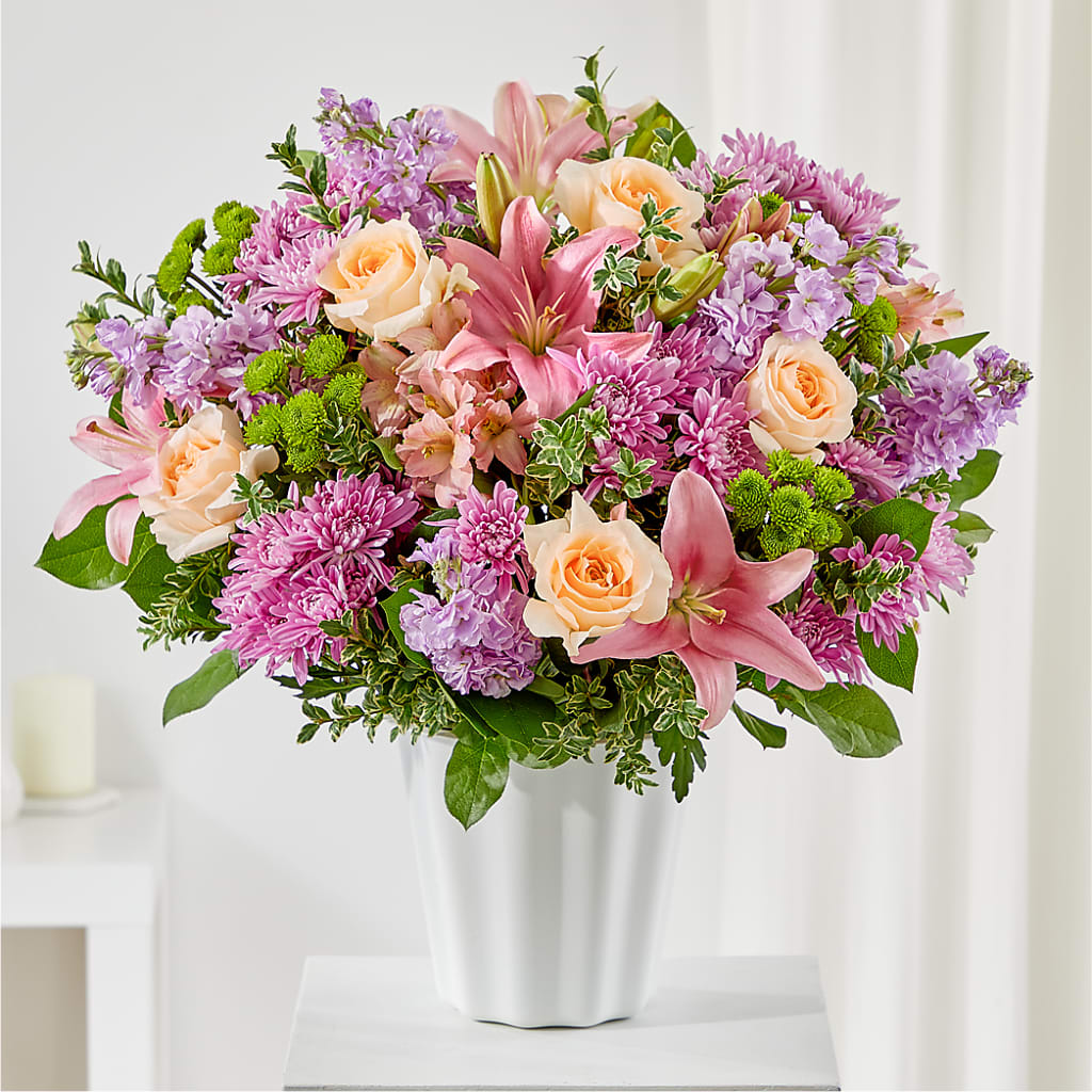 Supportive Embrace Tabletop Basket – Militaryflorist.com, Tontitown AR