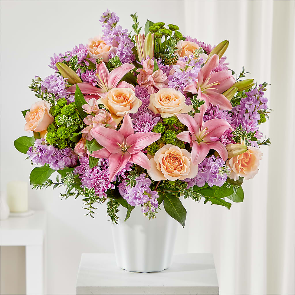 Supportive Embrace Tabletop Basket – Militaryflorist.com, Tontitown AR