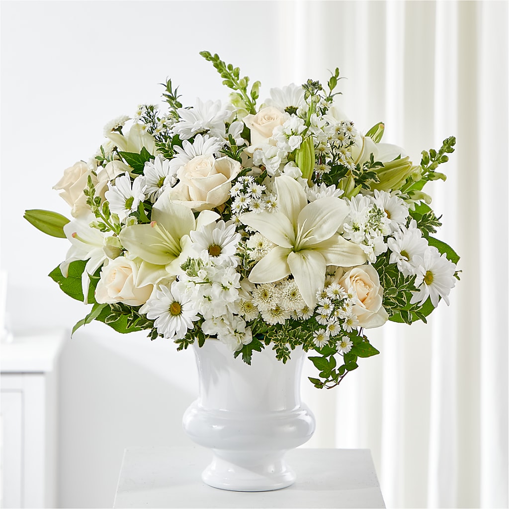 Uplifting Urn Arrangement – Militaryflorist.com, Tontitown AR