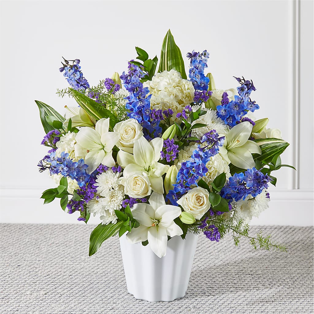 Take Comfort Floor Basket – Militaryflorist.com, Tontitown AR