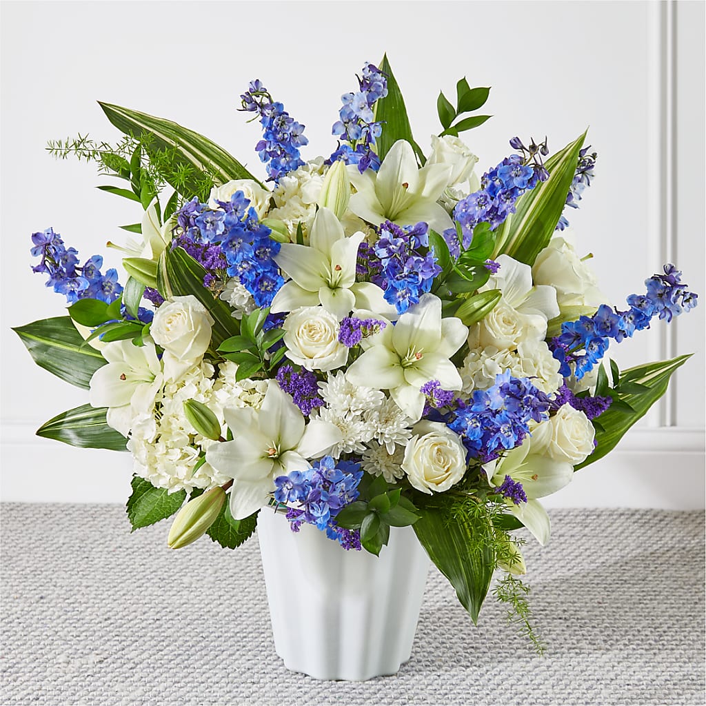 Take Comfort Floor Basket – Militaryflorist.com, Tontitown AR