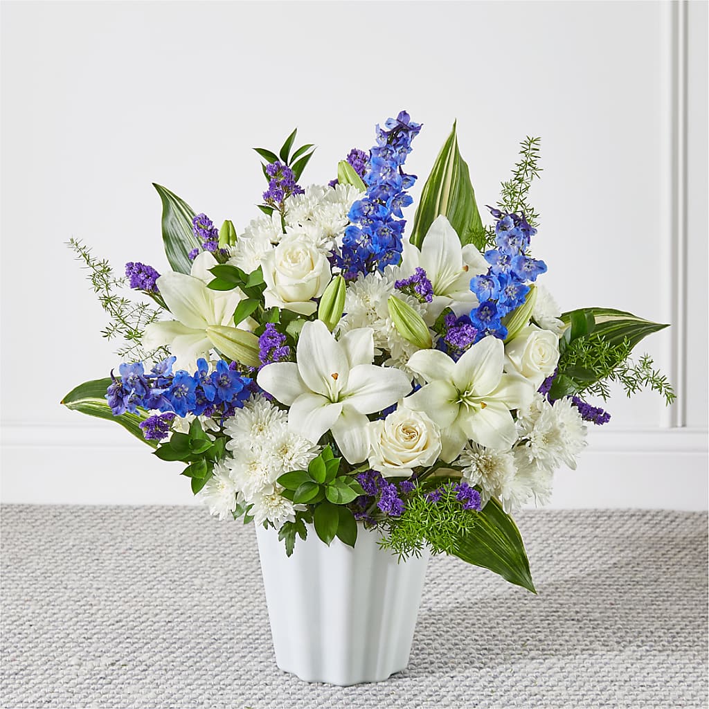Take Comfort Floor Basket – Militaryflorist.com, Tontitown AR