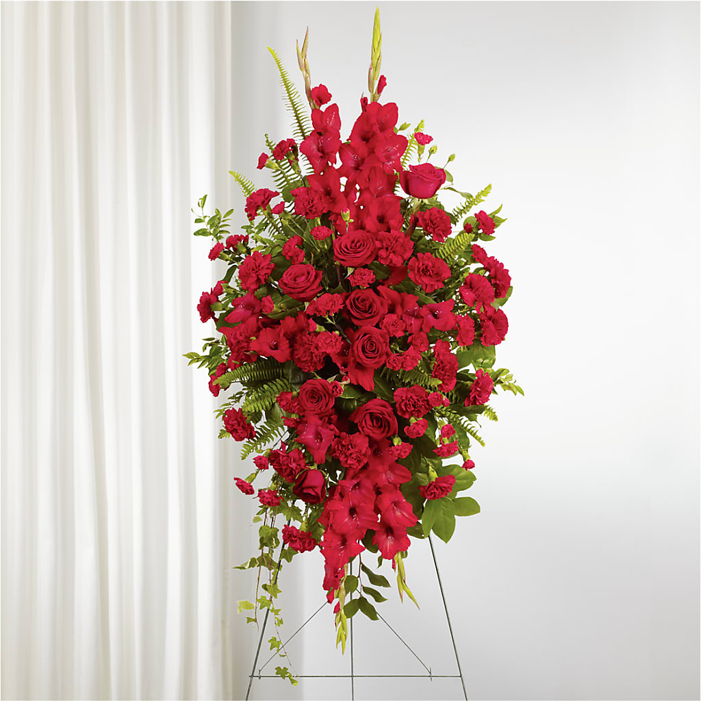 From the Heart Standing Spray – Militaryflorist.com, Tontitown AR