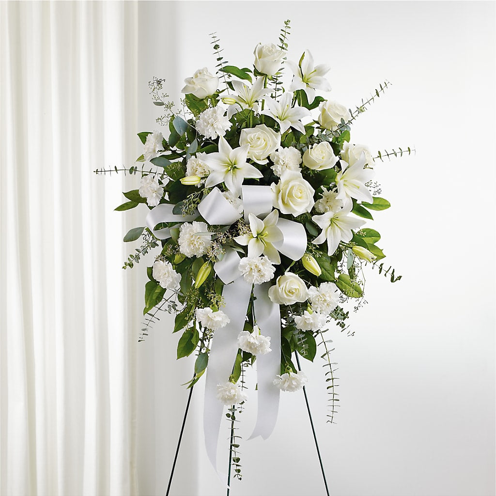 With Care Standing Spray – Militaryflorist.com, Tontitown AR