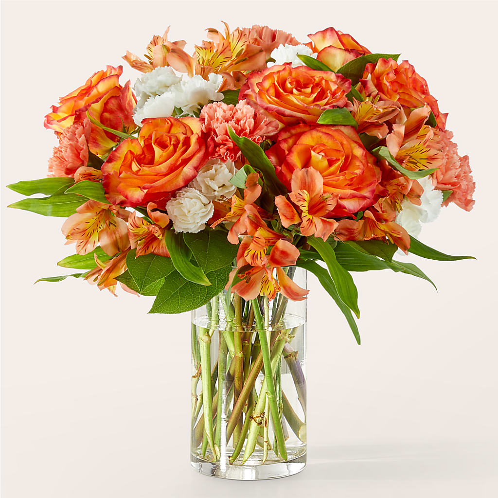 Apricot Glow Bouquet – Militaryflorist.com, Tontitown AR