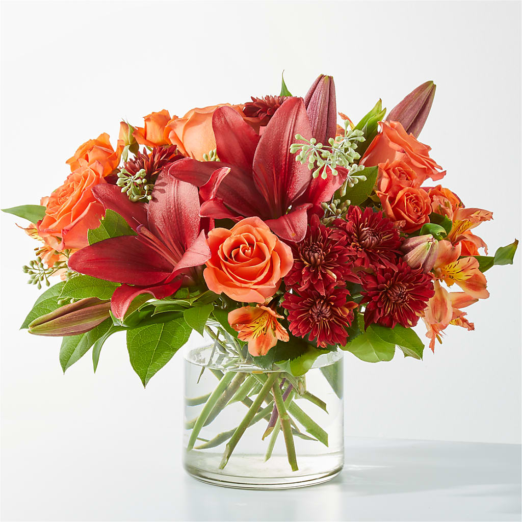 Crimson Leaves Bouquet – Militaryflorist.com, Tontitown AR