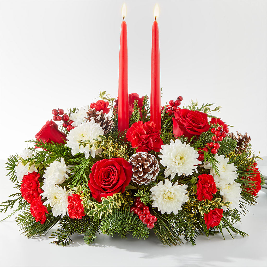 Holiday Soiree Centerpiece – Militaryflorist.com, Tontitown AR
