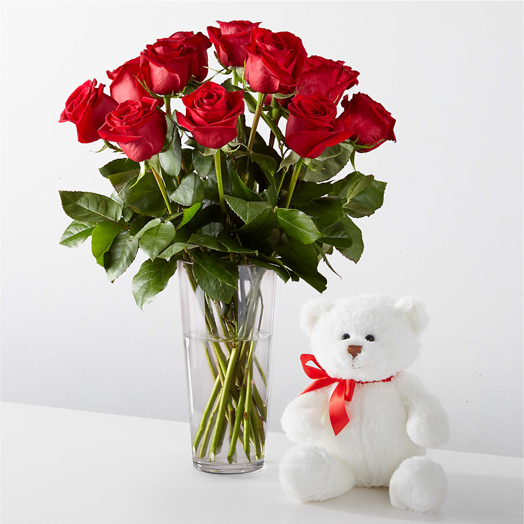 Romantic Long Stem Red Rose Bouquet Bundles –  Militaryflorist.com, Tontitown AR