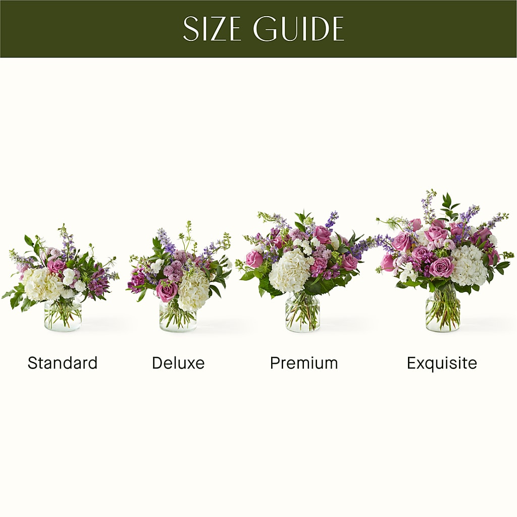 Violet Caress Bouquet –  Militaryflorist.com, Tontitown AR