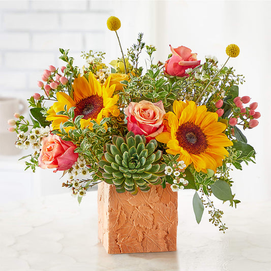 Sunflower Season Bouquet –  Militaryflorist.com, Tontitown AR